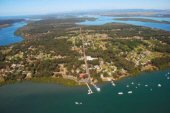 Russell Island from the air